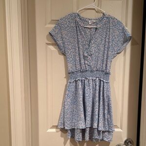Sienna Sky Light Blue Floral Dress